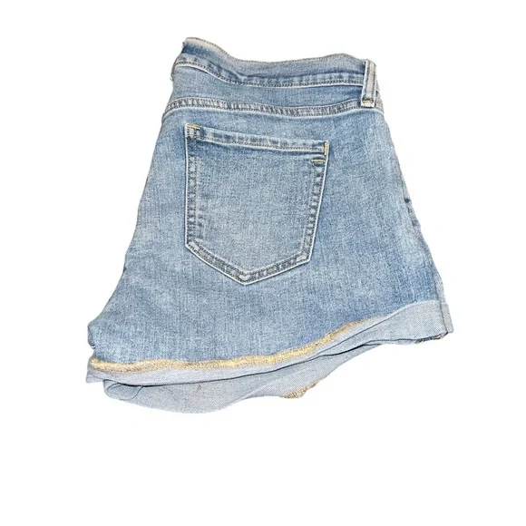 Old Navy Light Blue Jean Shorts - Picture 3 of 5